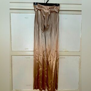 CACHE Gold Satin Dressy Pants